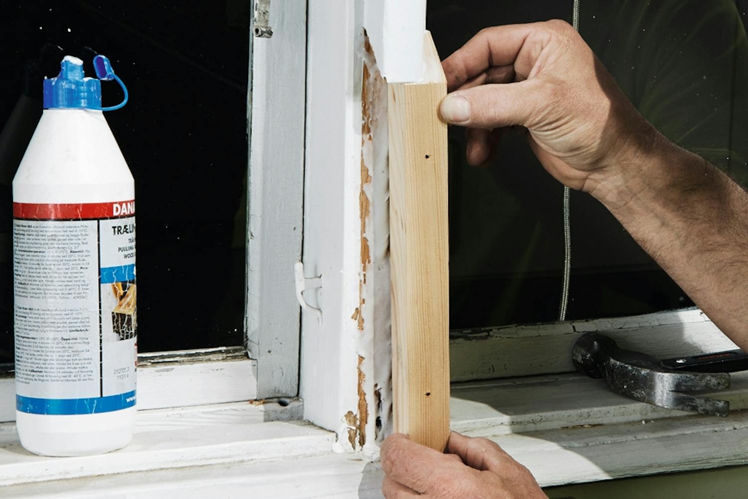 Sådan: Lap råddent træværk Sådan: Lap råddent træværk